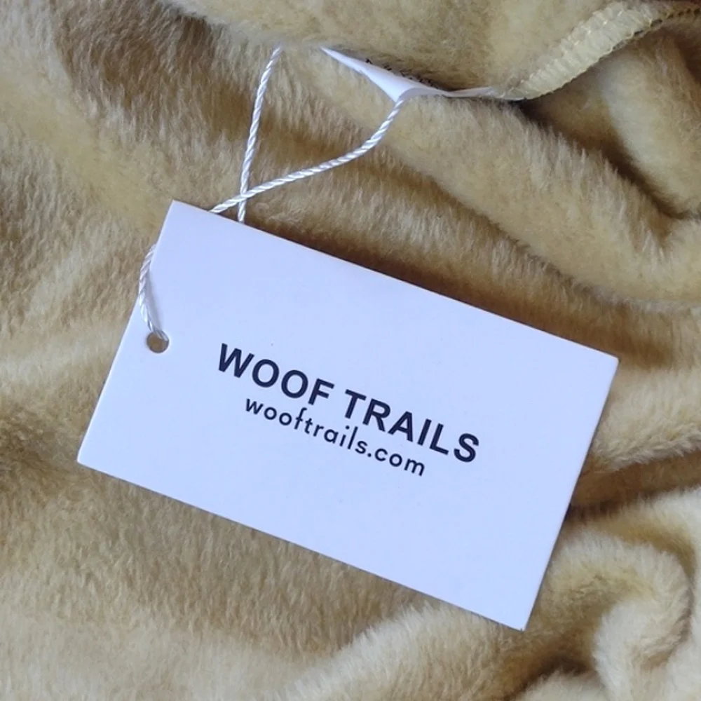 Woof Trails Camo Shark Fleece Lined Dog Hoodie Size XXL